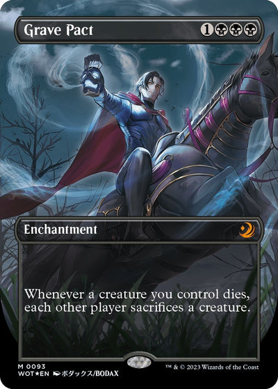 Grave Pact (Anime Borderless) (Confetti Foil) (93) (WOT)
