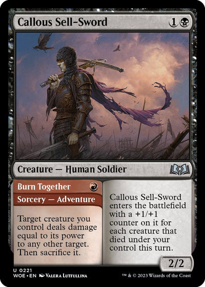 Callous Sell-Sword (221) (WOE)