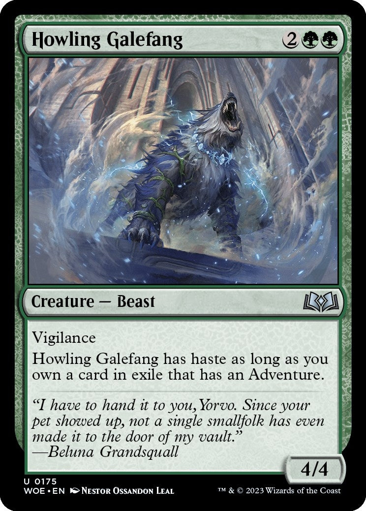 Image for Howling Galefang (175) (WOE) - Magic: The Gathering