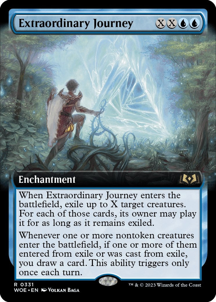 Image for Extraordinary Journey (Extended Art) (331) (WOE) - Magic: The Gathering