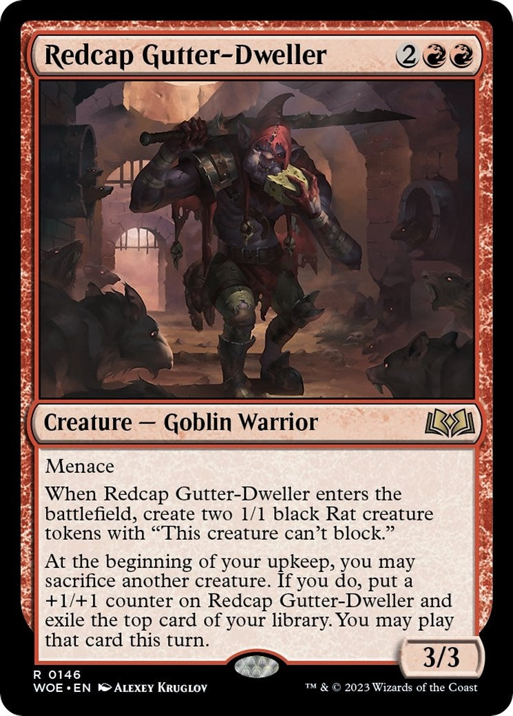 Image for Redcap Gutter-Dweller (146) (WOE) - Magic: The Gathering