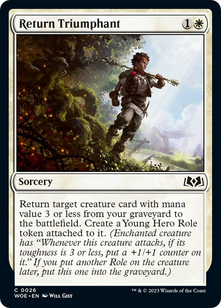 Image for Return Triumphant (26) (WOE) - Magic: The Gathering