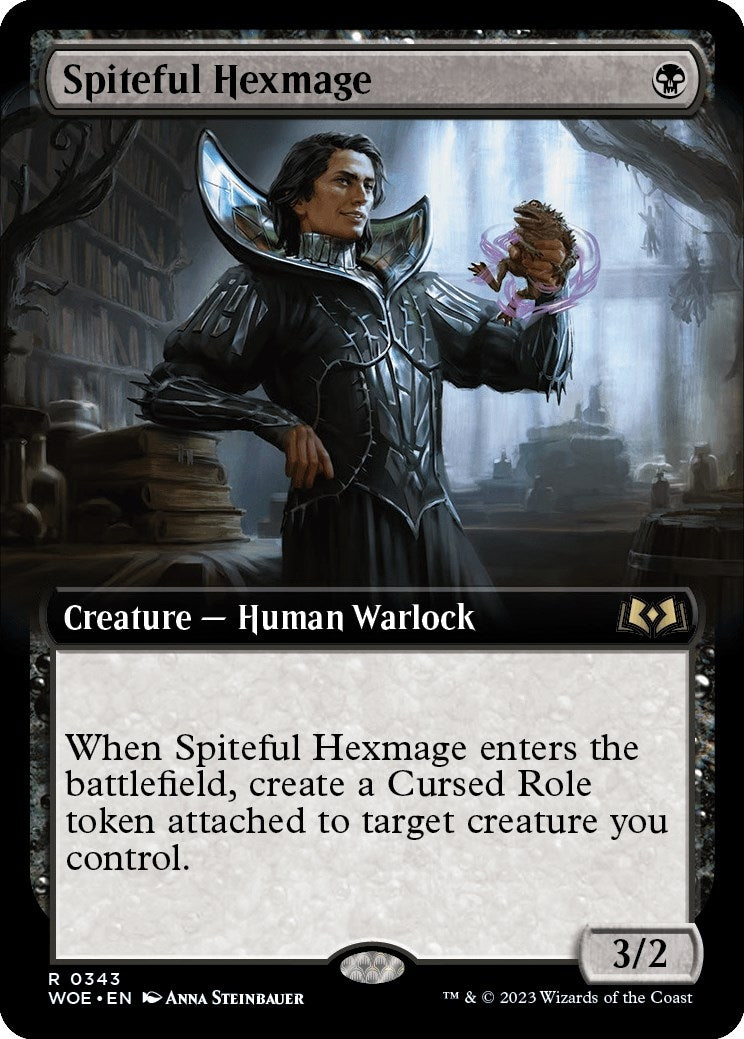 Image for Spiteful Hexmage (Extended Art) (343) (WOE) - Magic: The Gathering