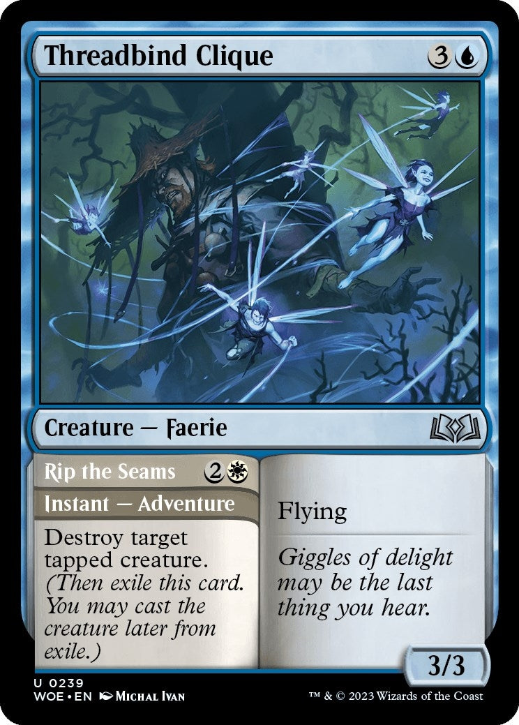 Image for Threadbind Clique (239) (WOE) - Magic: The Gathering
