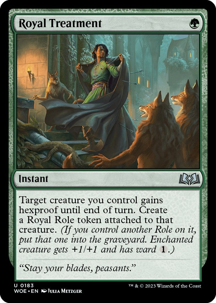 Image for Royal Treatment (183) (WOE) - Magic: The Gathering