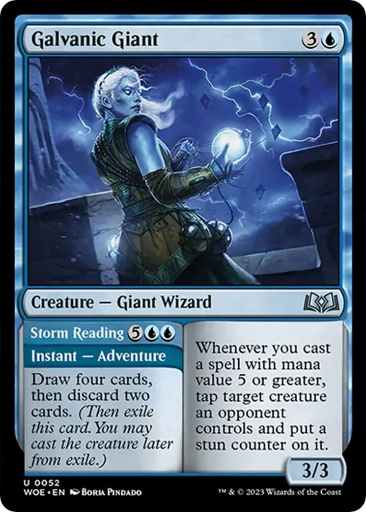 Image for Galvanic Giant (52) (WOE) - Magic: The Gathering