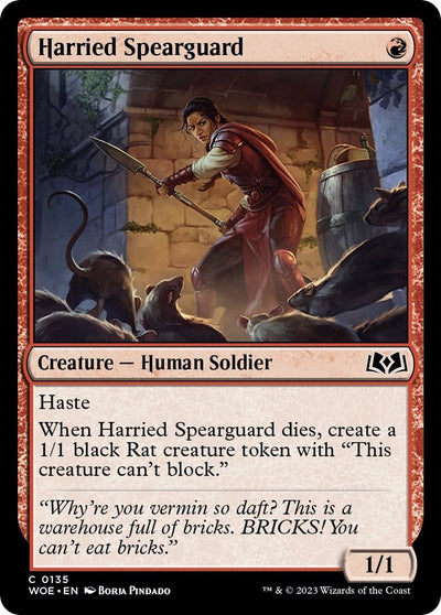 Harried Spearguard (135) (WOE)