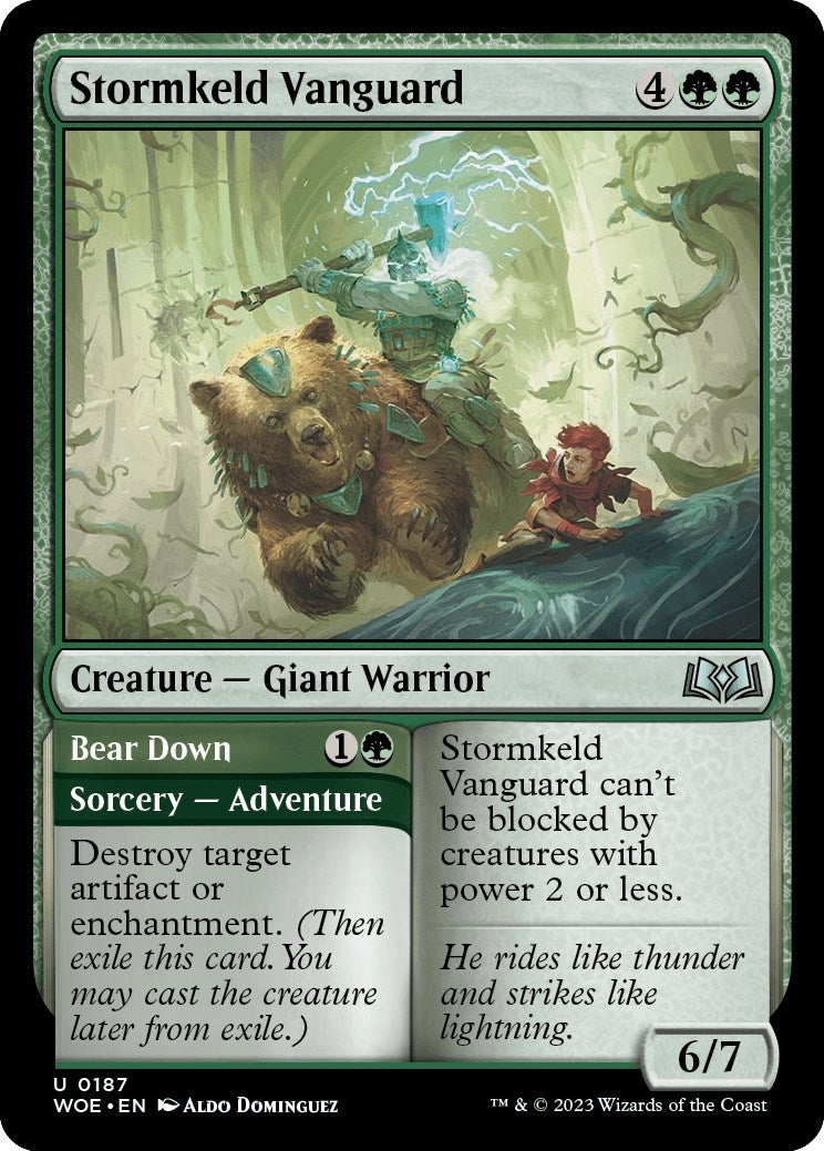 Image for Stormkeld Vanguard (187) (WOE) - Magic: The Gathering