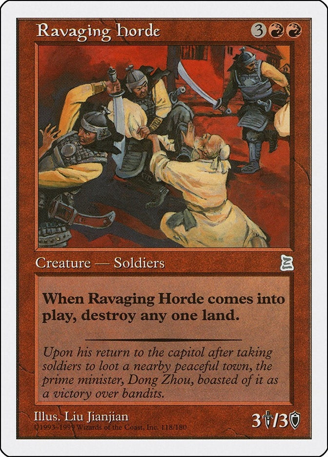 Image for Ravaging Horde (118) (PTK) - Magic: The Gathering