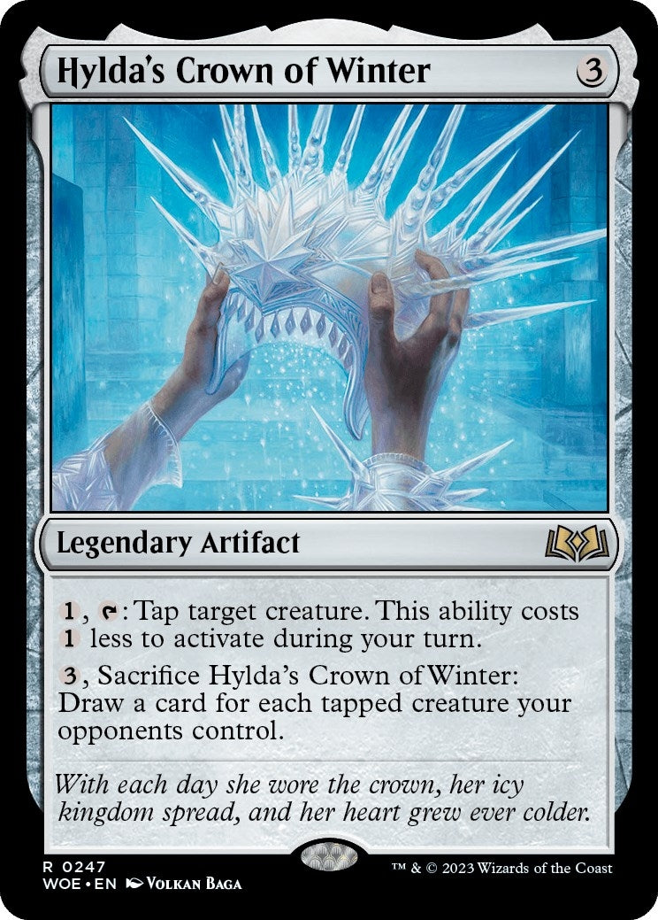 Image for Hylda's Crown of Winter (247) (WOE) - Magic: The Gathering