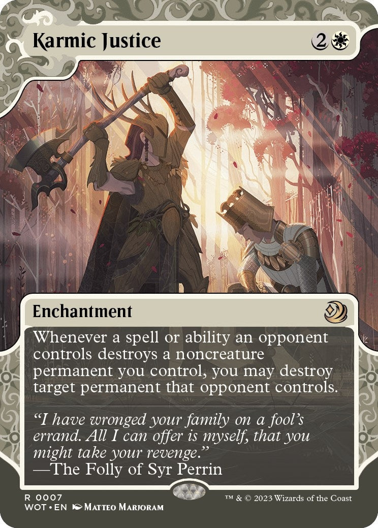 Image for Karmic Justice (7) (WOT) - Magic: The Gathering