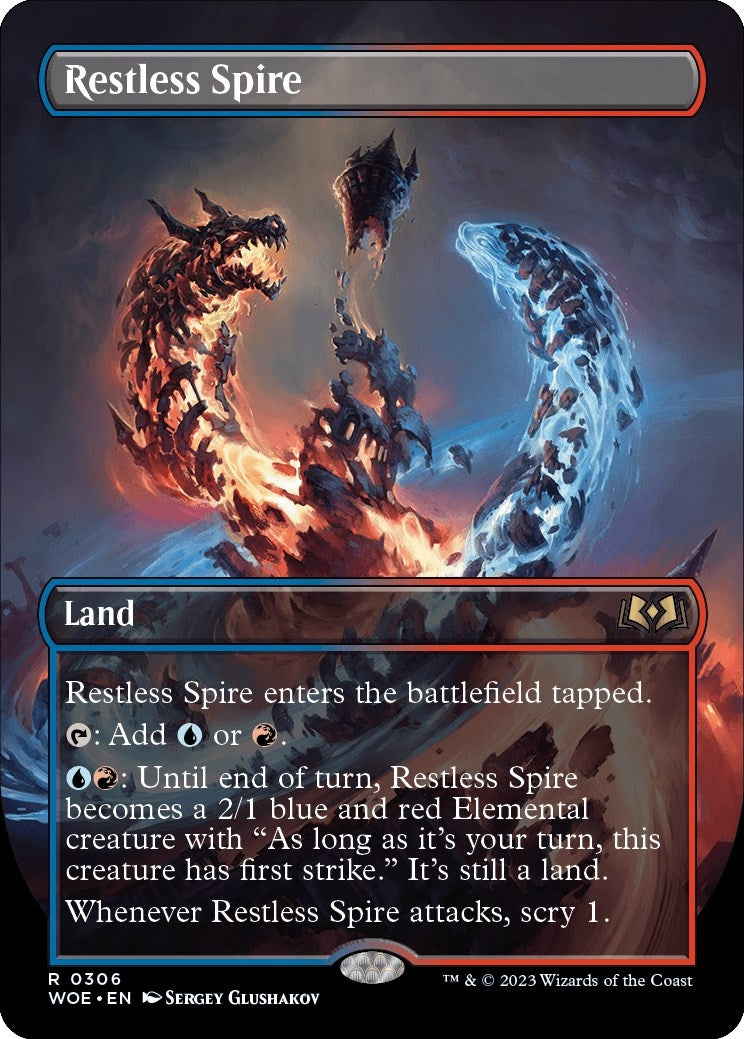 Image for Restless Spire (Borderless) (306) (WOE) - Magic: The Gathering