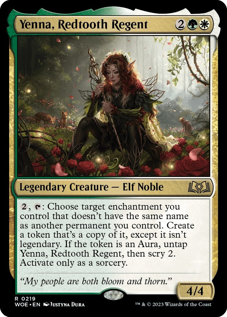 Image for Yenna, Redtooth Regent (219) (WOE) - Magic: The Gathering