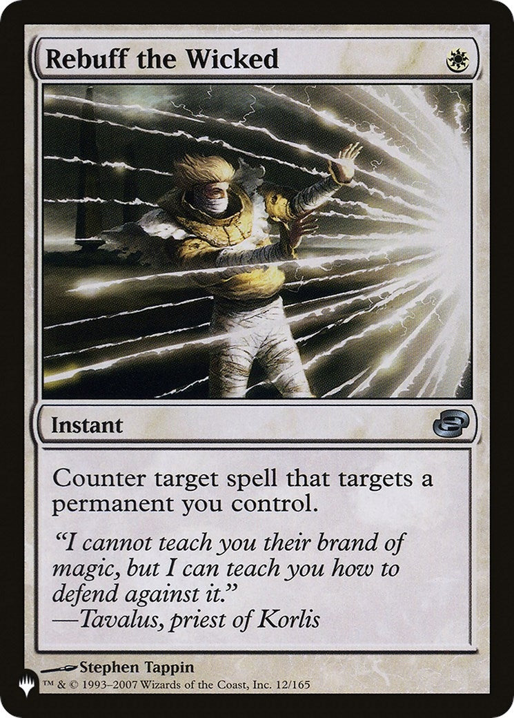 Rebuff the Wicked (12/165) (LIST)