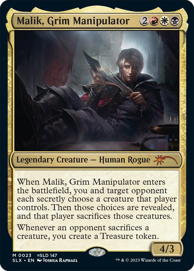 Image for Malik, Grim Manipulator (23) (SLX) - Magic: The Gathering