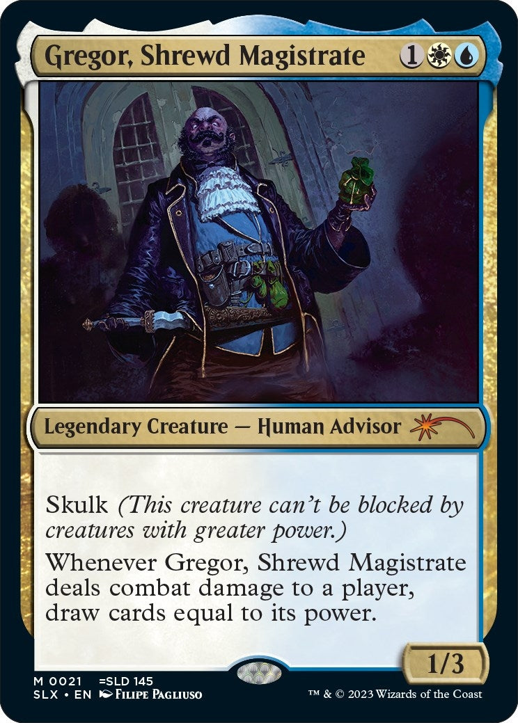 Image for Gregor, Shrewd Magistrate (21) (SLX) - Magic: The Gathering