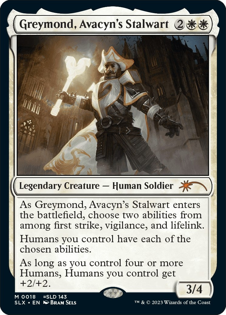 Image for Greymond, Avacyn's Stalwart (18) (SLX) - Magic: The Gathering