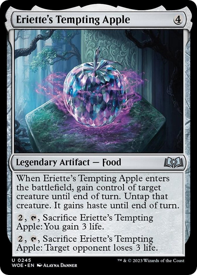 Image for Eriette's Tempting Apple (245) (WOE) - Magic: The Gathering