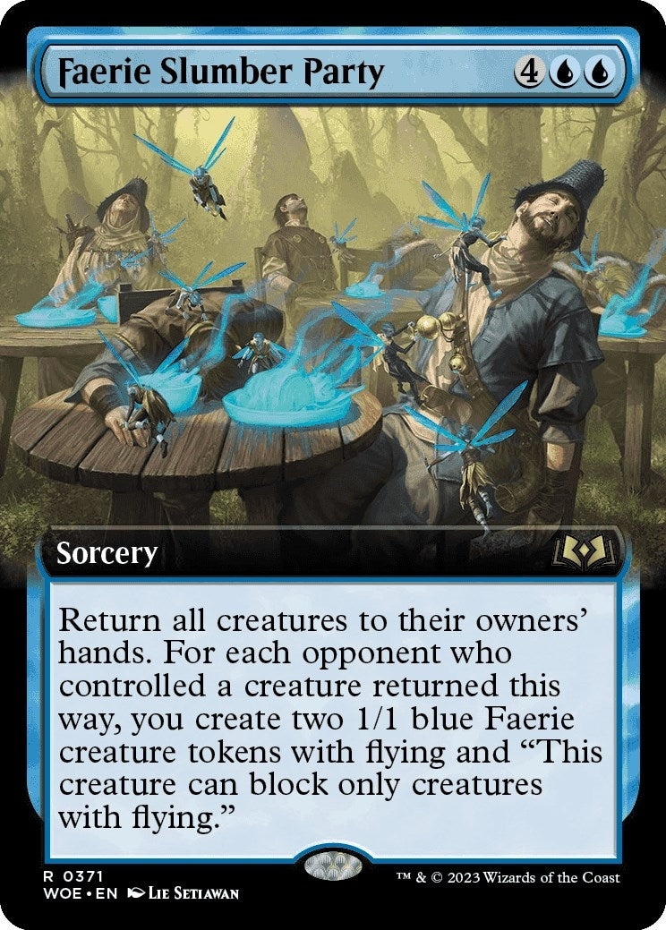 Image for Faerie Slumber Party (Extended Art) (371) (WOE) - Magic: The Gathering