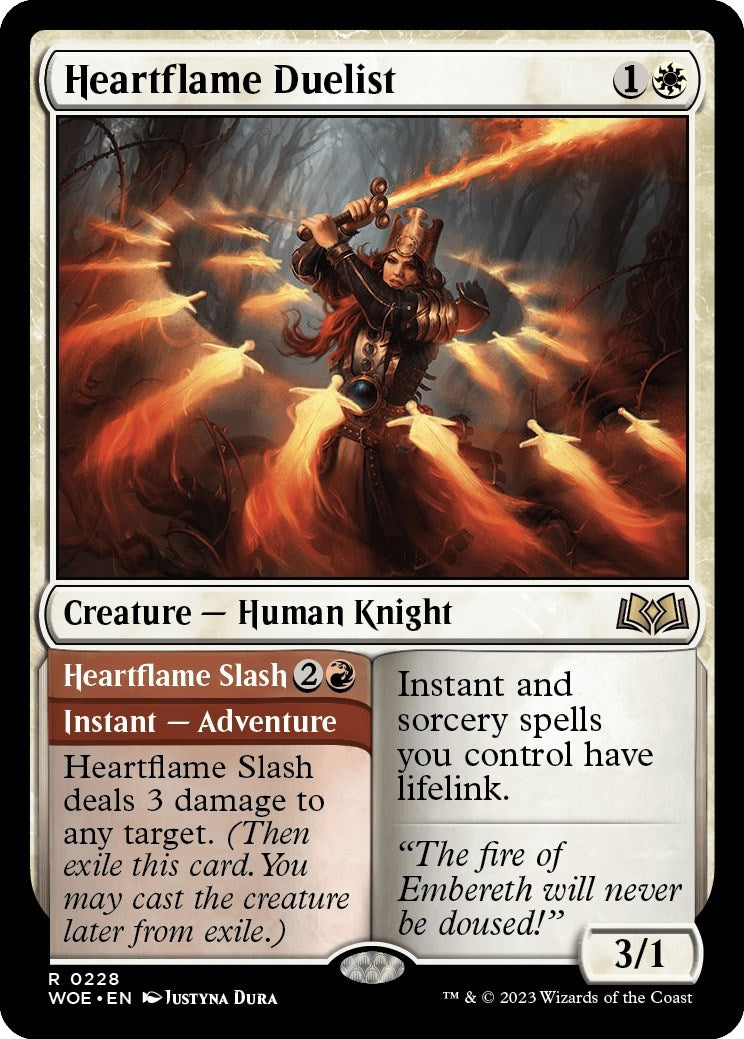 Image for Heartflame Duelist (228) (WOE) - Magic: The Gathering