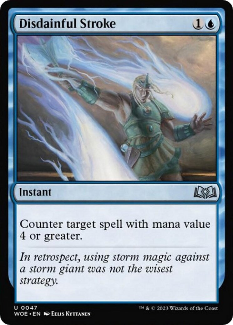 Image for Disdainful Stroke (47) (WOE) - Magic: The Gathering