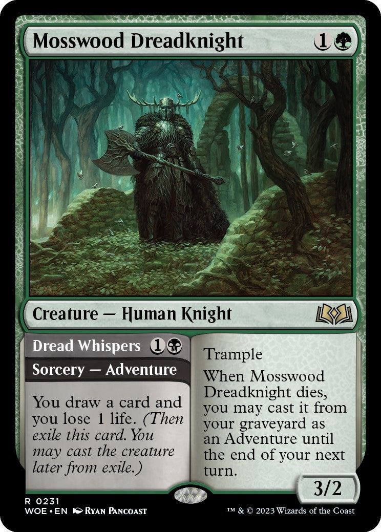 Image for Mosswood Dreadknight (231) (WOE) - Magic: The Gathering
