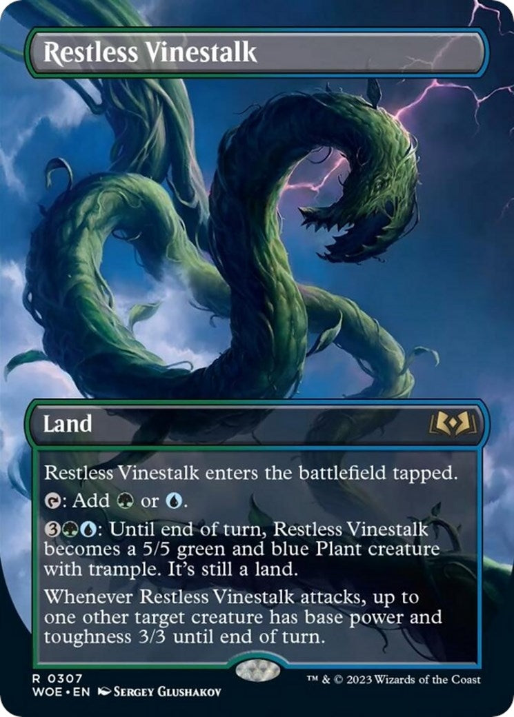 Image for Restless Vinestalk (Borderless) (307) (WOE) - Magic: The Gathering