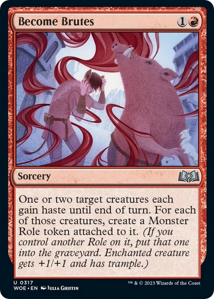 Image for Become Brutes (317) (WOE) - Magic: The Gathering