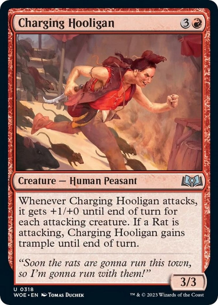 Image for Charging Hooligan (318) (WOE) - Magic: The Gathering