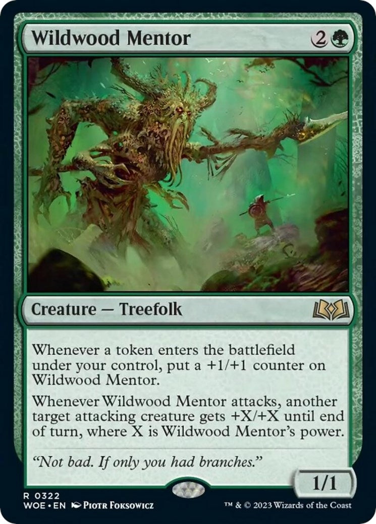 Image for Wildwood Mentor (322) (WOE) - Magic: The Gathering