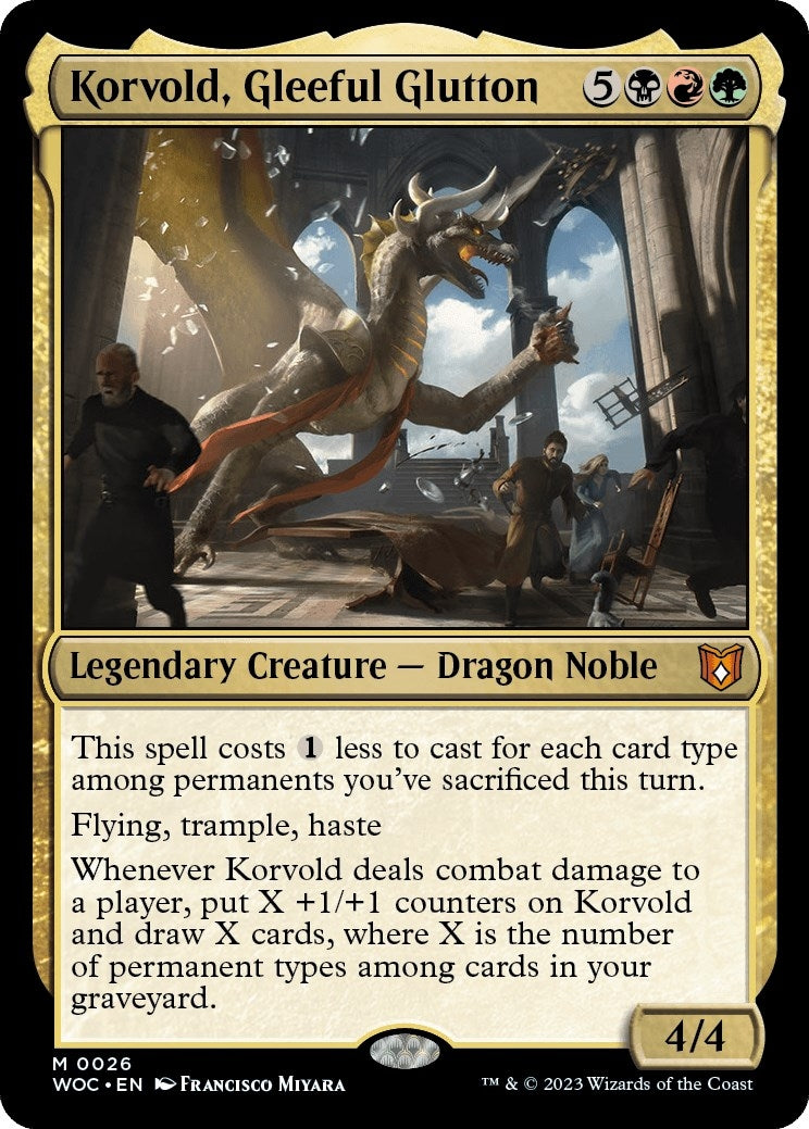 Image for Korvold, Gleeful Glutton (26) (WOC) - Magic: The Gathering