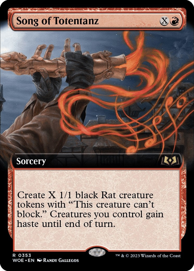 Image for Song of Totentanz (Extended Art) (353) (WOE) - Magic: The Gathering