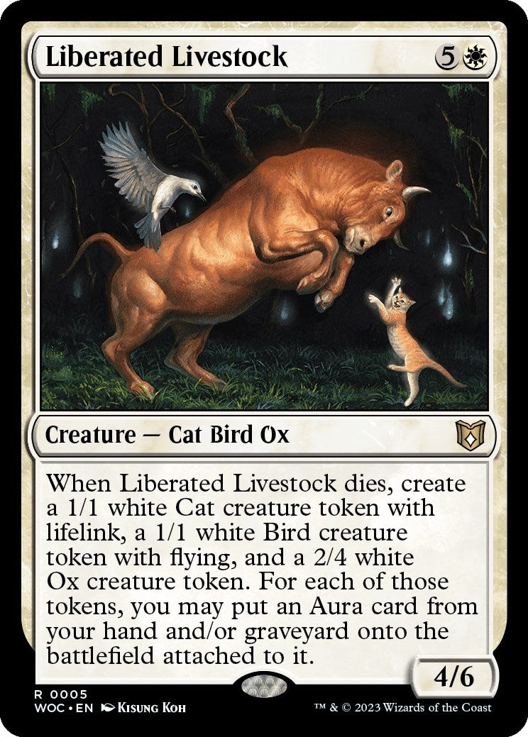 Image for Liberated Livestock (5) (WOC) - Magic: The Gathering