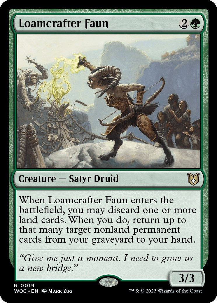 Image for Loamcrafter Faun (19) (WOC) - Magic: The Gathering
