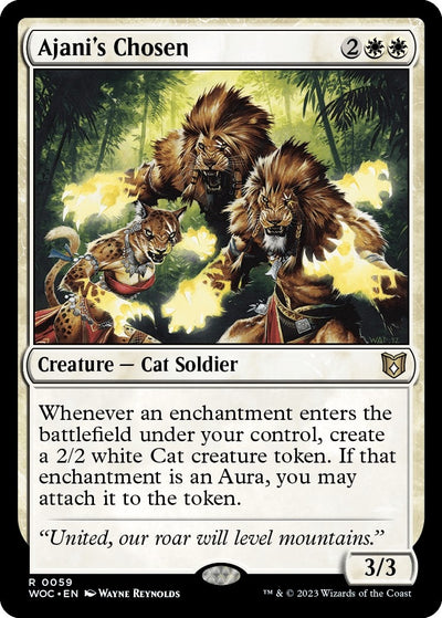 Ajani's Chosen (59) (WOC)