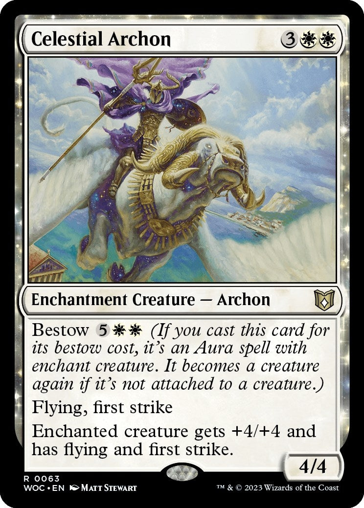 Image for Celestial Archon (63) (WOC) - Magic: The Gathering