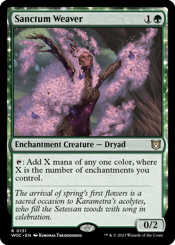 Image for Sanctum Weaver (131) (WOC) - Magic: The Gathering
