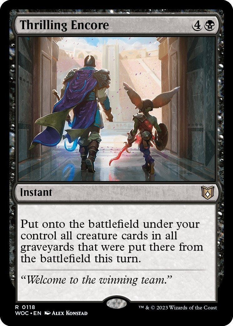 Image for Thrilling Encore (118) (WOC) - Magic: The Gathering