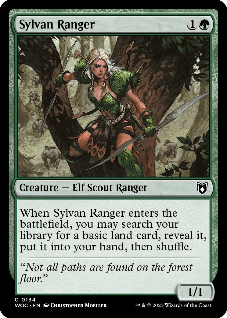 Image for Sylvan Ranger (134) (WOC) - Magic: The Gathering