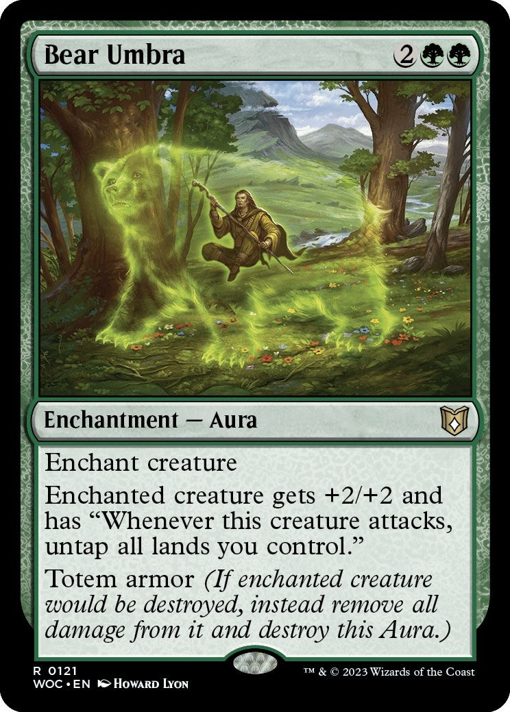 Image for Bear Umbra (121) (WOC) - Magic: The Gathering