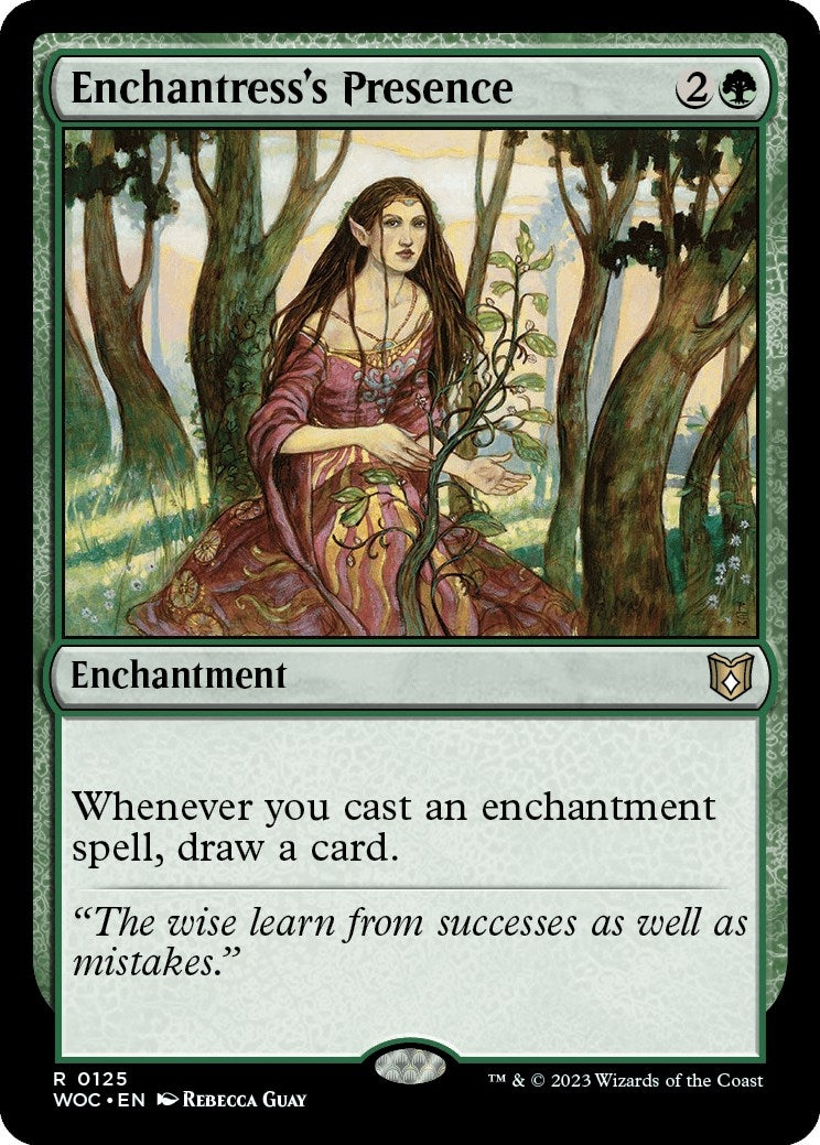 Image for Enchantress's Presence (125) (WOC) - Magic: The Gathering