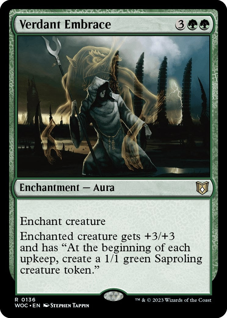 Image for Verdant Embrace (136) (WOC) - Magic: The Gathering