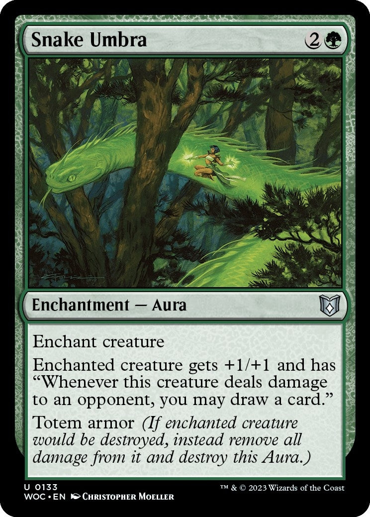 Image for Snake Umbra (133) (WOC) - Magic: The Gathering