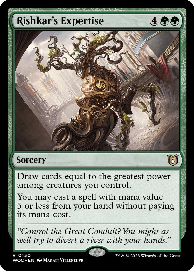 Image for Rishkar's Expertise (130) (WOC) - Magic: The Gathering