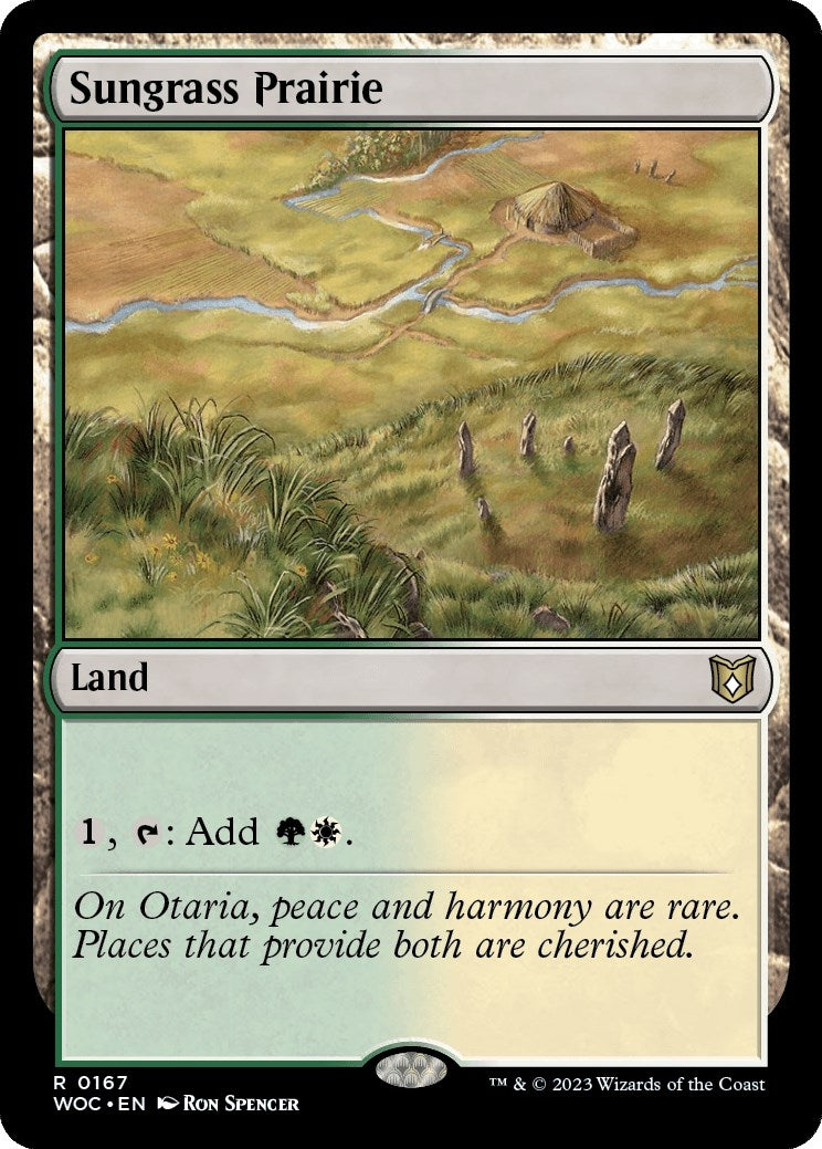 Image for Sungrass Prairie (167) (WOC) - Magic: The Gathering