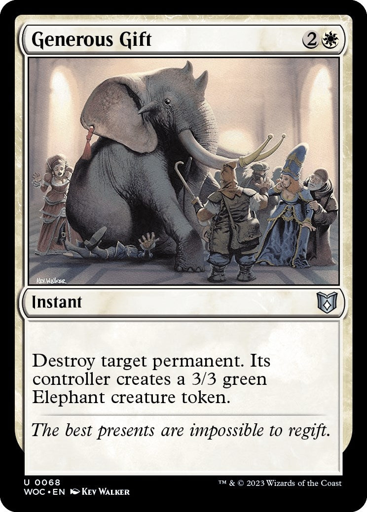 Image for Generous Gift (68) (WOC) - Magic: The Gathering