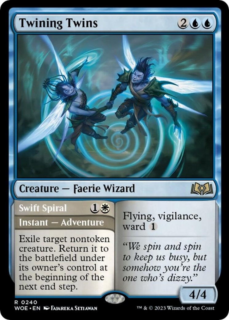 Image for Twining Twins (240) (WOE) - Magic: The Gathering