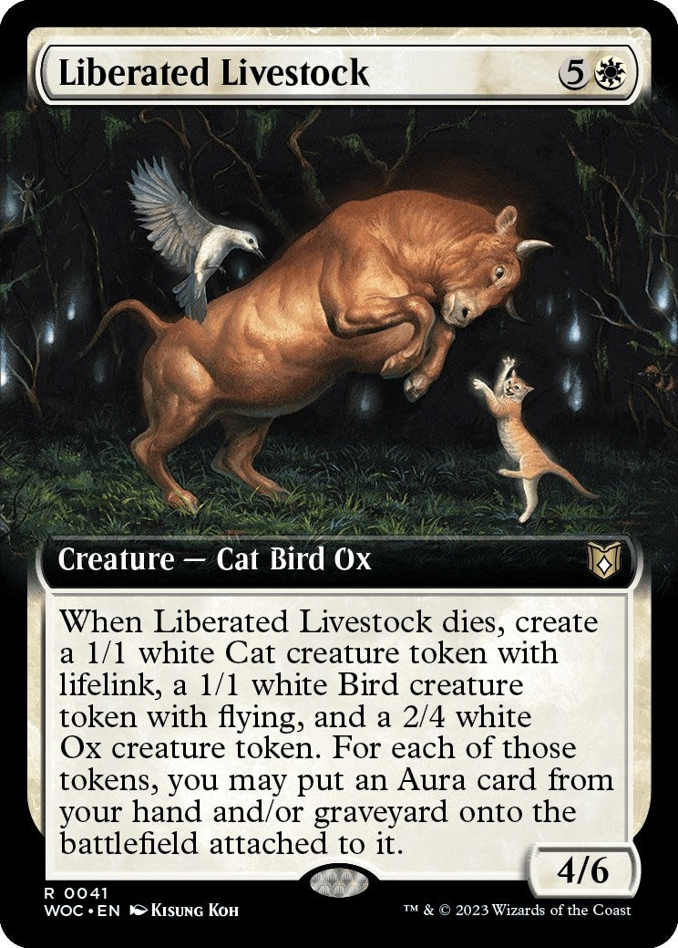 Image for Liberated Livestock (Extended Art) (41) (WOC) - Magic: The Gathering