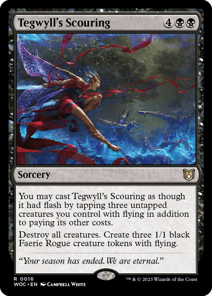 Image for Tegwyll's Scouring (16) (WOC) - Magic: The Gathering