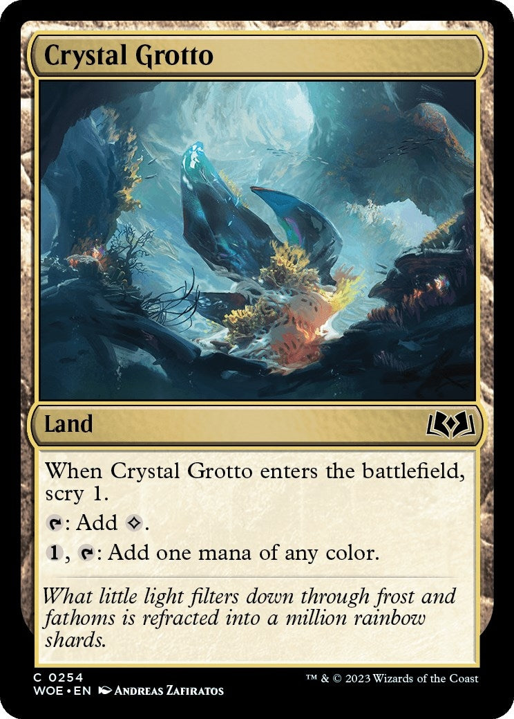 Image for Crystal Grotto (254) (WOE) - Magic: The Gathering